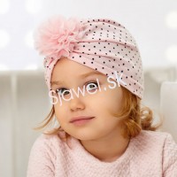 Detské čiapky - dievčenské - prechodné jarné / jesenné model - 4/154 - 48/50